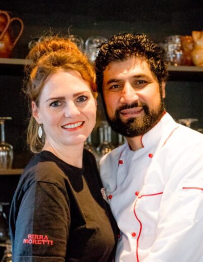 Jolanda en Rowan, eigenaren van Italiaans Restaurant San Mario's in Zeewolde